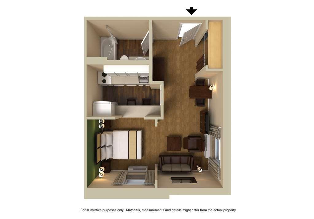 Hometowne Studios And Suites By Red Roof Greensboro Oda fotoğraf